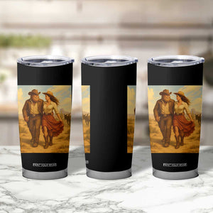 Cowboy Bigfoot Tumbler Cup Funny Sasquatch Dancing Cowgirl Western Country TS14 Print Your Wear