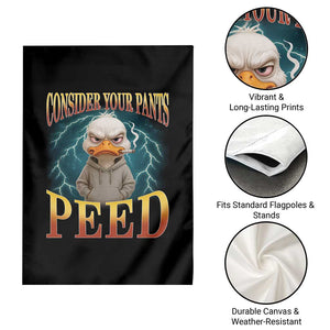 Funny Smoking Goose Meme Garden Flag Consider Your Pants Peed TS14 Print Your Wear