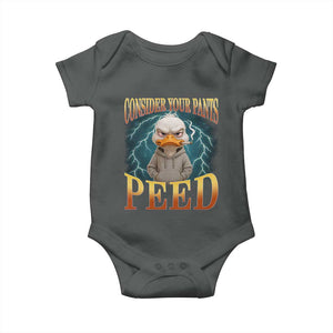 Funny Smoking Goose Meme Baby Onesie Consider Your Pants Peed TS14 Dark Heather Print Your Wear