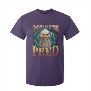 Funny Smoking Goose Meme T Shirt For Kid Consider Your Pants Peed TS14 Purple Print Your Wear