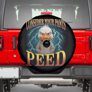 Funny Smoking Goose Meme Spare Tire Cover Consider Your Pants Peed TS14 Black Print Your Wear