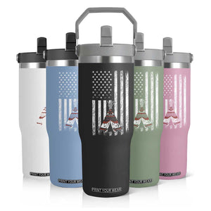 Teepee Pocket Native American Flip Straw Tumbler American Flag Native Feather Pride Month Indigenous