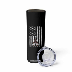 Teepee Pocket Native American Skinny Tumbler American Flag Native Feather Pride Month Indigenous