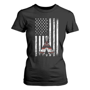 Teepee Pocket Native American T Shirt For Women American Flag Native Feather Pride Month Indigenous