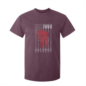 Native American Teepee American Flag T Shirt For Kid