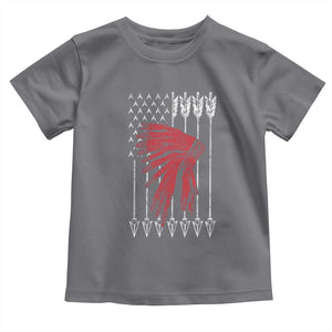 Native American Teepee American Flag Toddler T Shirt