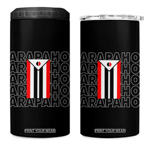 Arapaho Nation Flag Symbol 4 in 1 Can Cooler Tumbler