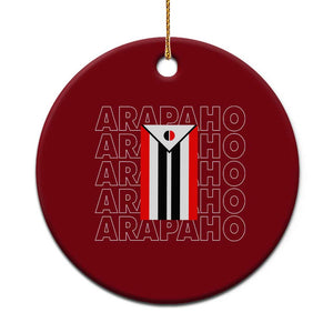 Arapaho Nation Flag Symbol Ceramic Ornament