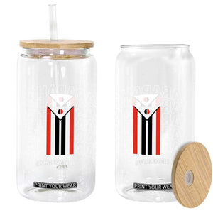 Arapaho Nation Flag Symbol Glass Can