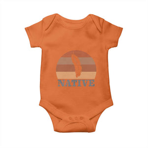 Native Indian American Pride Indigenous Native American Baby Onesie