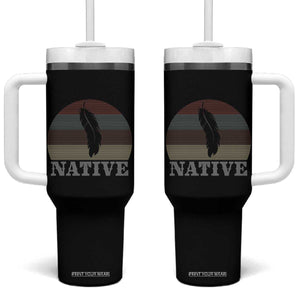 Native Indian American Pride Indigenous Native American Tumbler With Handle