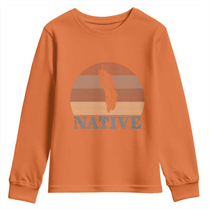 Native Indian American Pride Indigenous Native American Youth Sweatshirt
