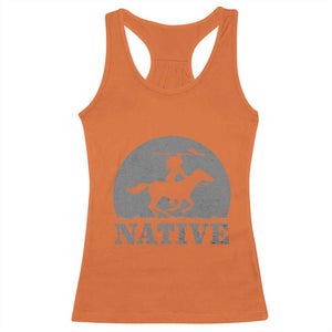Northwest Native American Knight Pride Mountain Warrior Racerback Tank Top