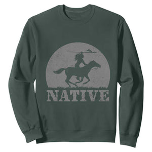 Northwest Native American Knight Pride Mountain Warrior Sweatshirt
