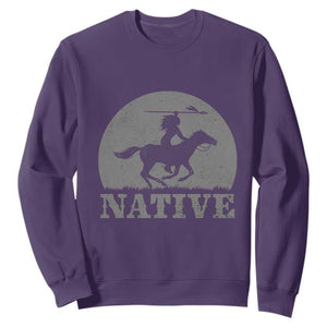 Northwest Native American Knight Pride Mountain Warrior Sweatshirt