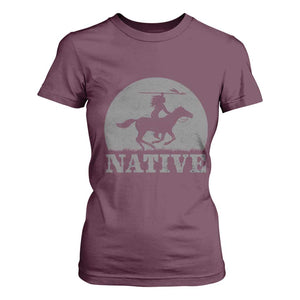 Northwest Native American Knight Pride Mountain Warrior T Shirt For Women