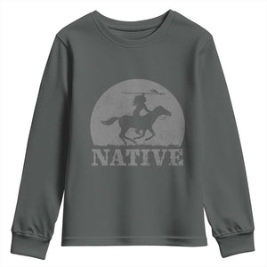 Northwest Native American Knight Pride Mountain Warrior Youth Sweatshirt