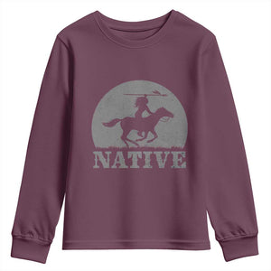 Northwest Native American Knight Pride Mountain Warrior Youth Sweatshirt
