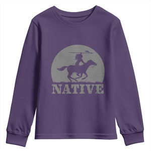Northwest Native American Knight Pride Mountain Warrior Youth Sweatshirt