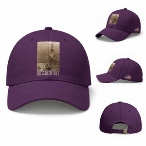 Blackfoot Native American Indians At Glacier National Park Baseball Cap