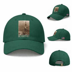 Blackfoot Native American Indians At Glacier National Park Baseball Cap