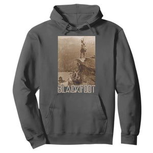 Blackfoot Native American Indians At Glacier National Park Hoodie