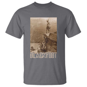 Blackfoot Native American Indians At Glacier National Park T Shirt