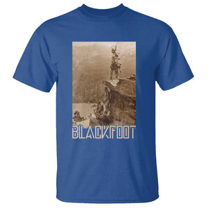 Blackfoot Native American Indians At Glacier National Park T Shirt