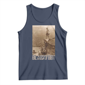 Blackfoot Native American Indians At Glacier National Park Tank Top