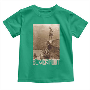 Blackfoot Native American Indians At Glacier National Park Toddler T Shirt