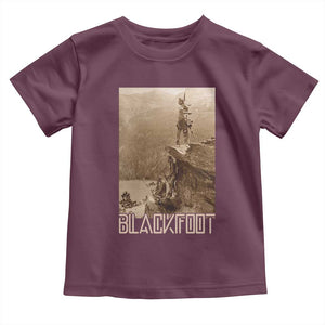 Blackfoot Native American Indians At Glacier National Park Toddler T Shirt
