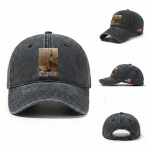 Blackfoot Native American Indians At Glacier National Park Washed Cotton Baseball Cap