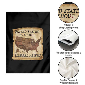 United States Without Illegal Aliens Garden Flag Native Land Map