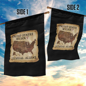 United States Without Illegal Aliens Garden Flag Native Land Map