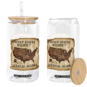United States Without Illegal Aliens Glass Can Native Land Map