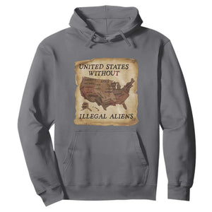United States Without Illegal Aliens Hoodie Native Land Map