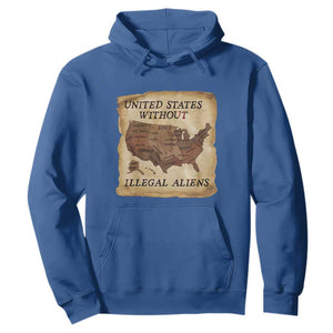 United States Without Illegal Aliens Hoodie Native Land Map