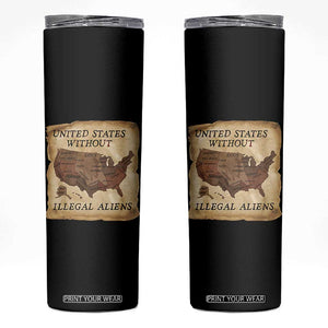 United States Without Illegal Aliens Skinny Tumbler Native Land Map
