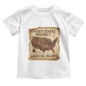 United States Without Illegal Aliens Toddler T Shirt Native Land Map