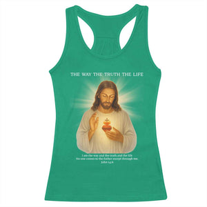 Jesus Christian Christmas Racerback Tank Top Cross Bible Verse Inspirational TS14 Irish Green Print Your Wear