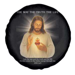 Jesus Christian Christmas Spare Tire Cover Cross Bible Verse Inspirational TS14 Print Your Wear