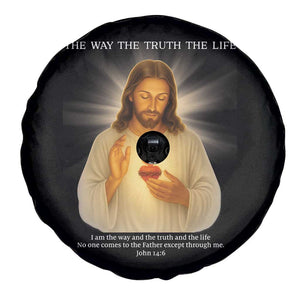 Jesus Christian Christmas Spare Tire Cover Cross Bible Verse Inspirational TS14 Print Your Wear