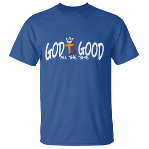 Jesus Christian T Shirt God Is Good All The Time TS14 Royal Blue Print Your Wear