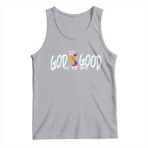 Jesus Christian Tank Top God Is Good All The Time TS14 Athletic Heather Print Your Wear