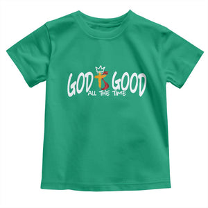Jesus Christian Toddler T Shirt God Is Good All The Time TS14 Irish Green Print Your Wear
