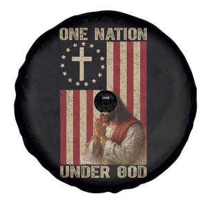 Jesus Christian Spare Tire Cover One Nation Under God TS14 Print Your Wear