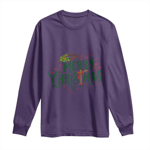 Jesus Christian Christmas Long Sleeve Shirt TS14 Purple Print Your Wear