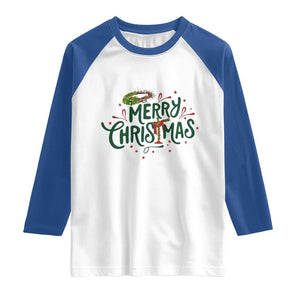 Jesus Christian Christmas Raglan Shirt TS14 White Royal Print Your Wear