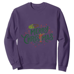 Jesus Christian Christmas Sweatshirt TS14 Purple Print Your Wear