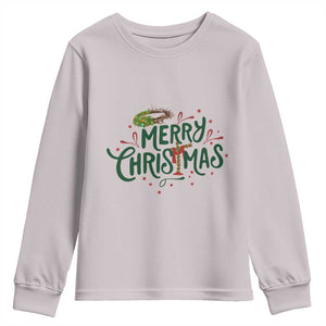 Jesus Christian Christmas Youth Sweatshirt TS14 Ice Gray Print Your Wear